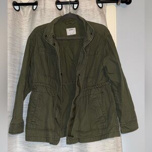 Old Navy Utility Jacket in Olive Green